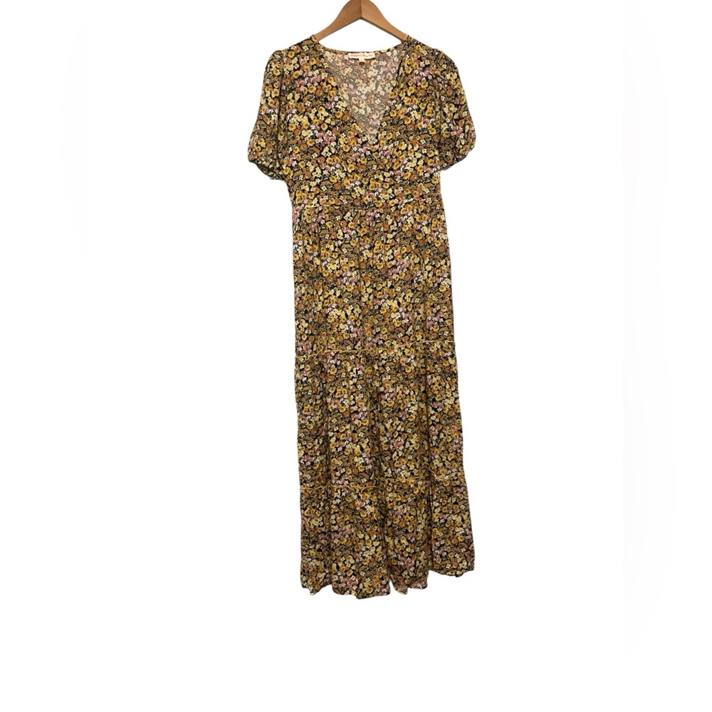 California bay co floral maxi dress